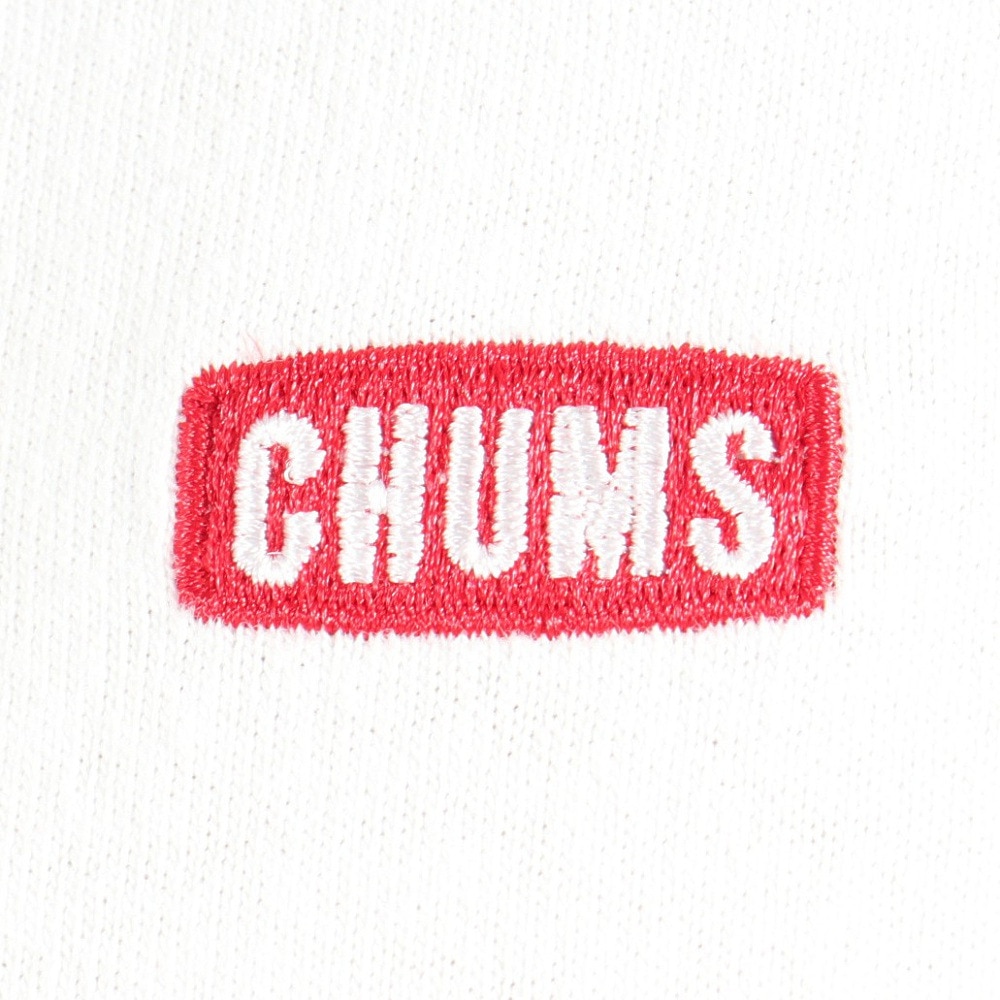 チャムス（CHUMS）（メンズ、レディース）高耐久 ヘビーウェイトコットン ブービーロゴブラッシュド 長袖Tシャツ CH01-2304-W001 ホワイト