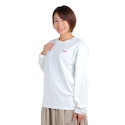 チャムス（CHUMS）（メンズ、レディース）長袖Tシャツ ロンT ビッグブービーブラッシュド 半袖Tシャツ CH01-2307-W001 ホワイト