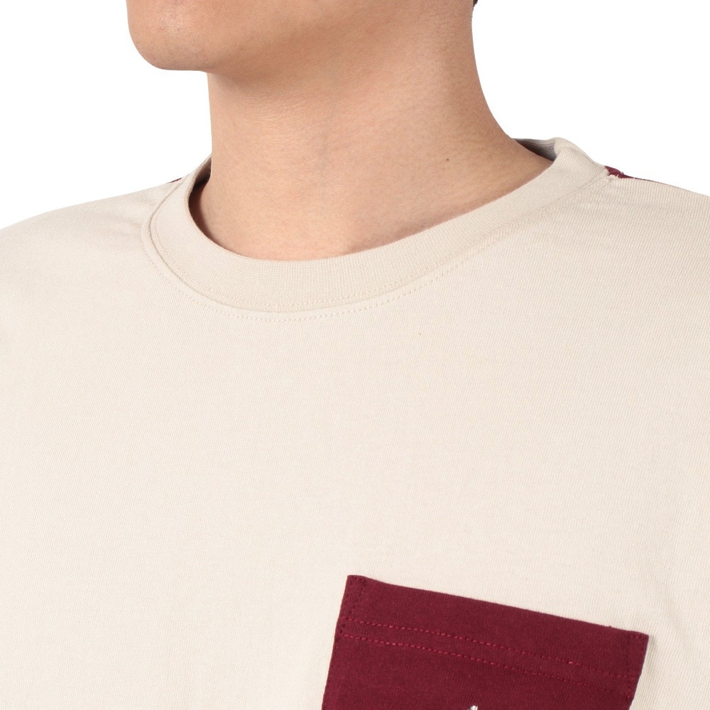 コールマン（Coleman）（メンズ）ワンポイント 長袖Tシャツ ロンT ポケットロングスリーブTシャツ X5350A CRY アイボリー