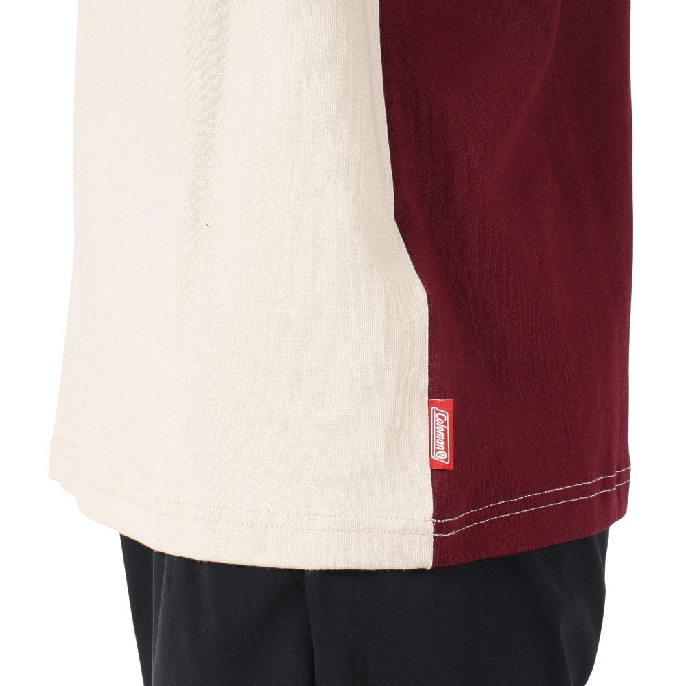 コールマン（Coleman）（メンズ）ワンポイント 長袖Tシャツ ロンT ポケットロングスリーブTシャツ X5350A CRY アイボリー