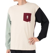 (メンズ)長袖Tシャツ ロンT ポケットロングスリーブTシャツ X5350A