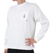 コールマン（Coleman）（メンズ）長袖Tシャツ ロンT ポケットロングスリーブTシャツ X5350A WHT ホワイト