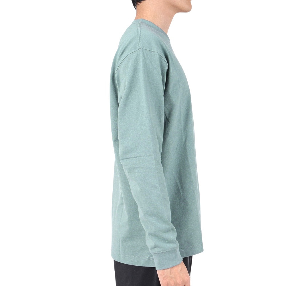ジャックウルフスキン（JackWolfskin）（メンズ）長袖Tシャツ ロンT POCKET 長袖Tシャツ V2 5022584-6167 ブルーグレー