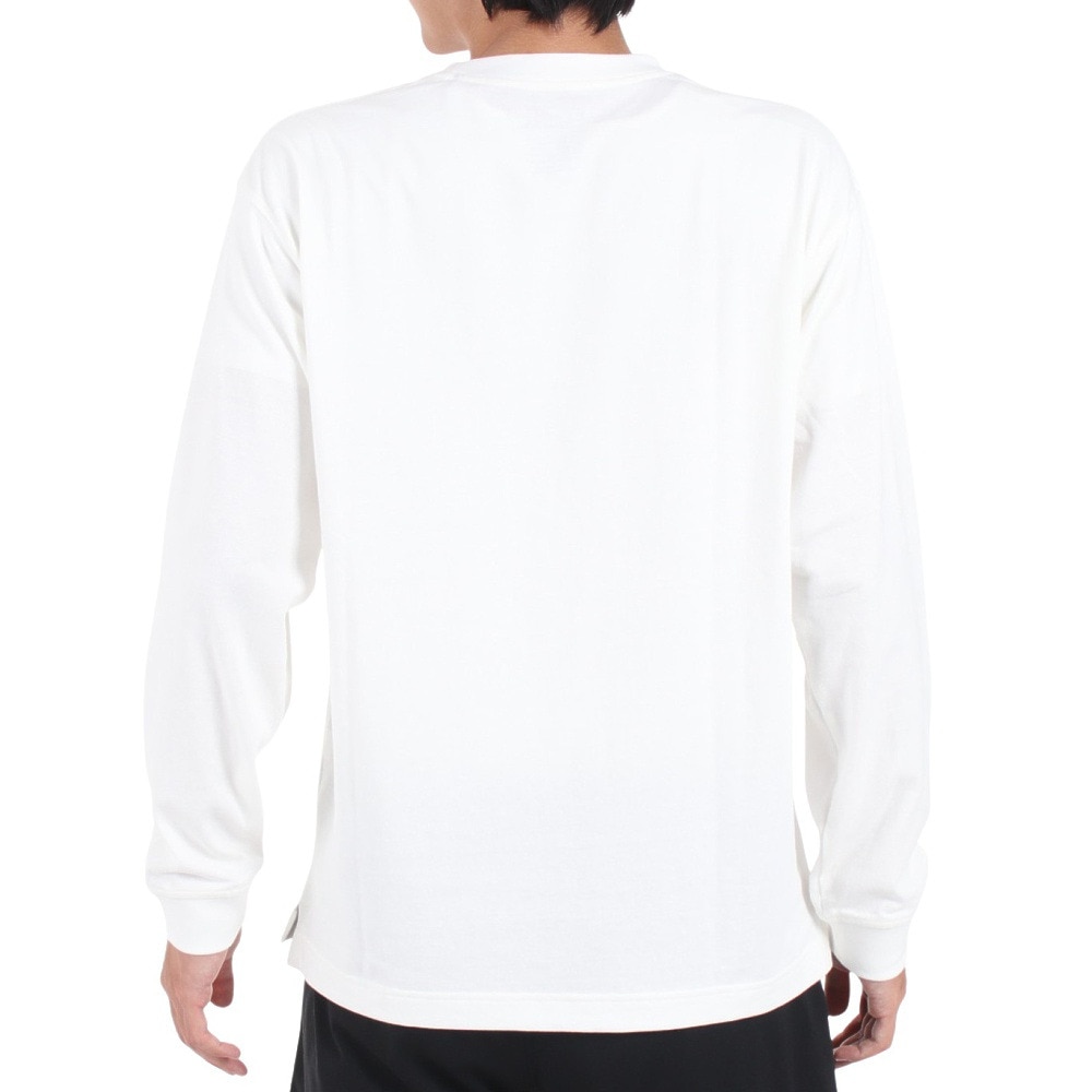 ジャックウルフスキン（JackWolfskin）（メンズ）長袖Tシャツ ロンT JP CORP SIGN 長袖Tシャツ 5032551-5055 ホワイト