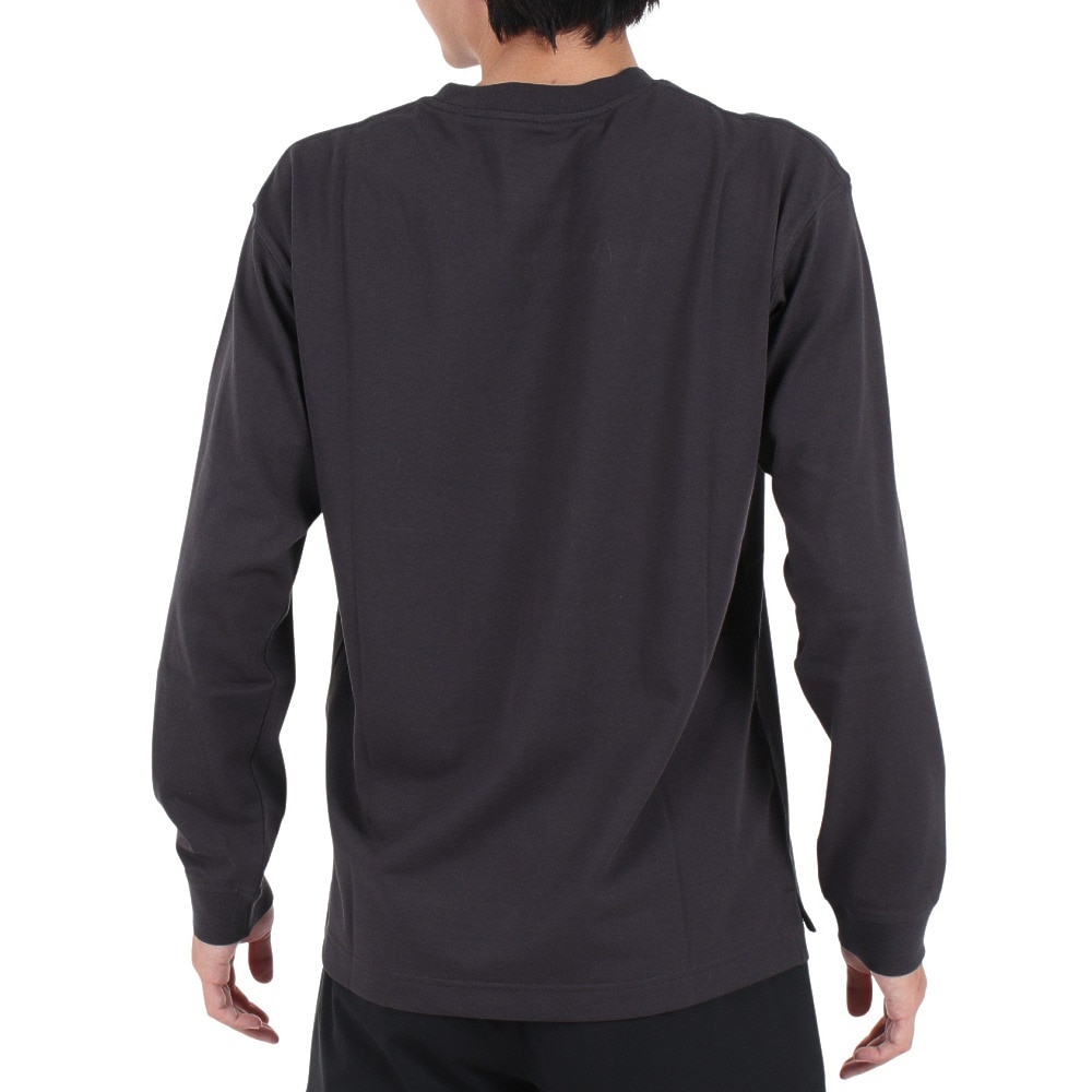 ジャックウルフスキン（JackWolfskin）（メンズ）長袖Tシャツ ロンT JP CORP SIGN 長袖Tシャツ 5032551-6350 チャコールグレー