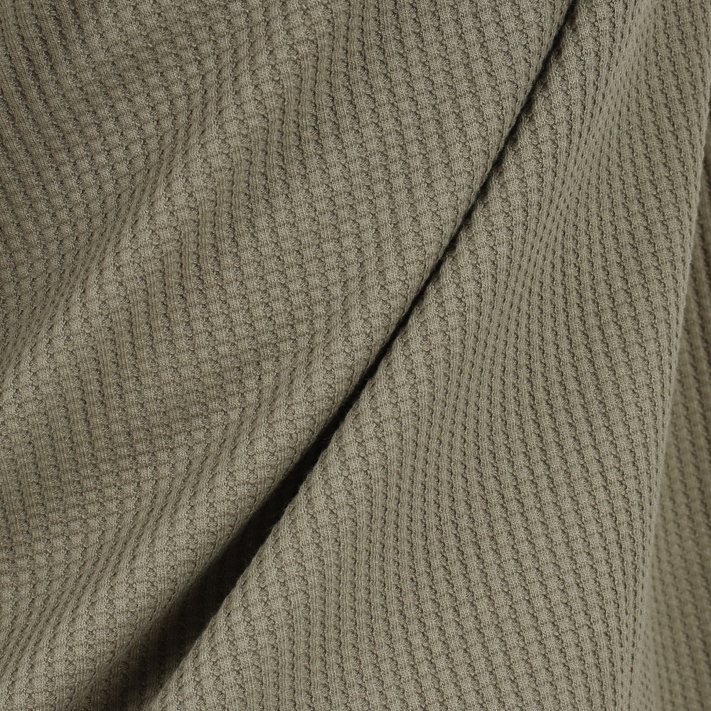 ジャックウルフスキン（JackWolfskin）（メンズ）長袖Tシャツ ロンT COZY WAFFLE 5032561-4550 オリーブ