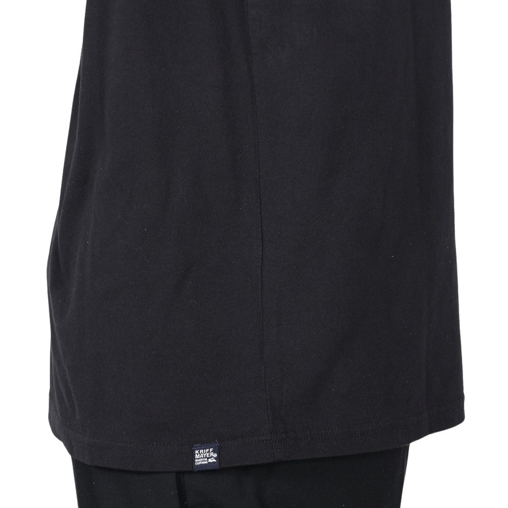 クリフメイヤー（KRIFF MAYER）（メンズ）バックプリント おしゃれ 長袖Tシャツ キャンプラビット ロンT 2337807-19:BLACK ブラック ユニセックス仕様