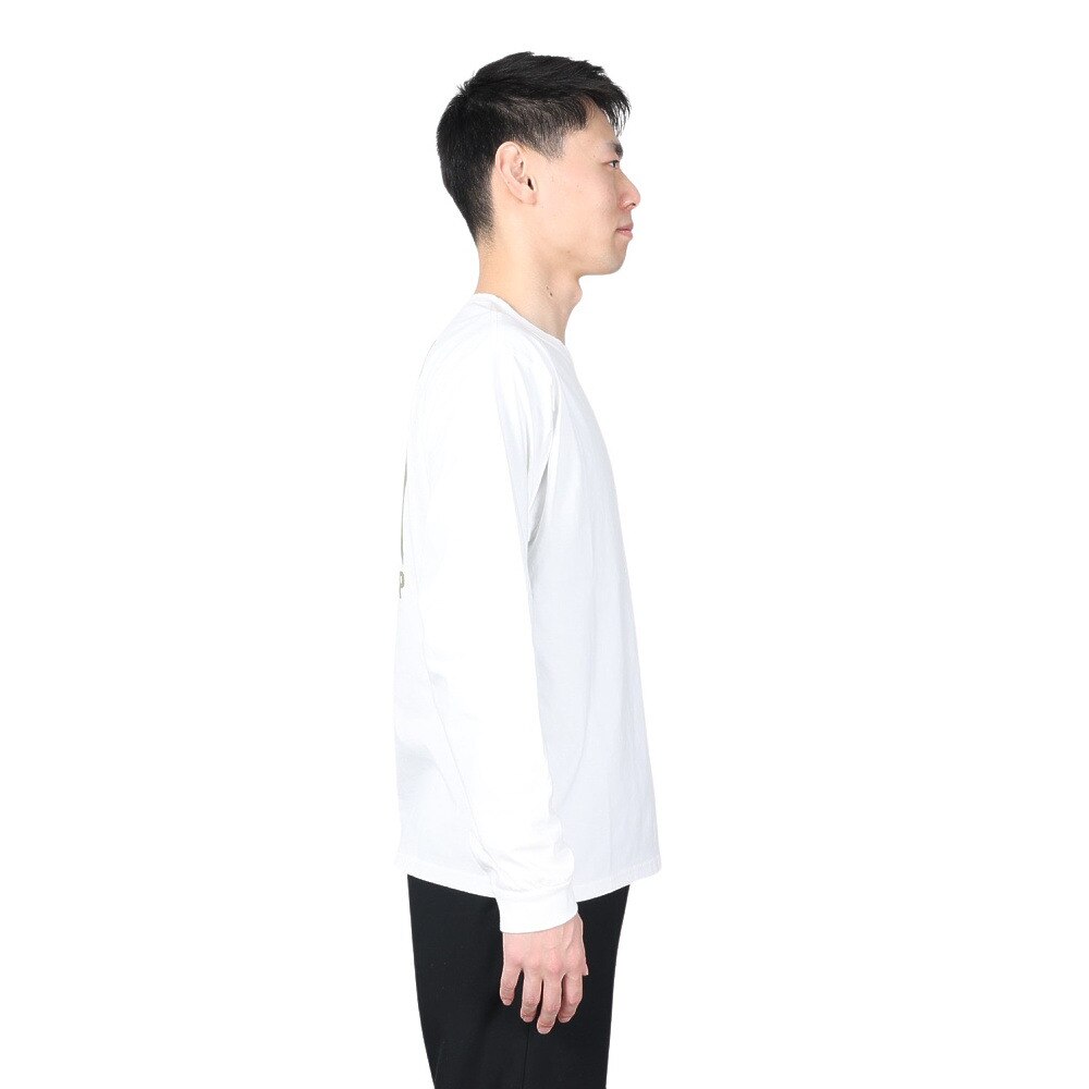 クリフメイヤー（KRIFF MAYER）（メンズ）バックプリント おしゃれ 長袖Tシャツ キャンプラビット ロンT 2337807-5:OFF オフホワイト ユニセックス仕様
