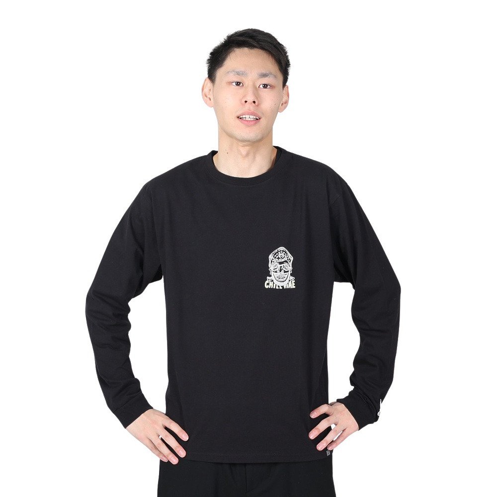 クリフメイヤー（KRIFF MAYER）（メンズ、レディース）チルタイムロンT バンダナ 長袖Tシャツ 2337809-19:BLACK