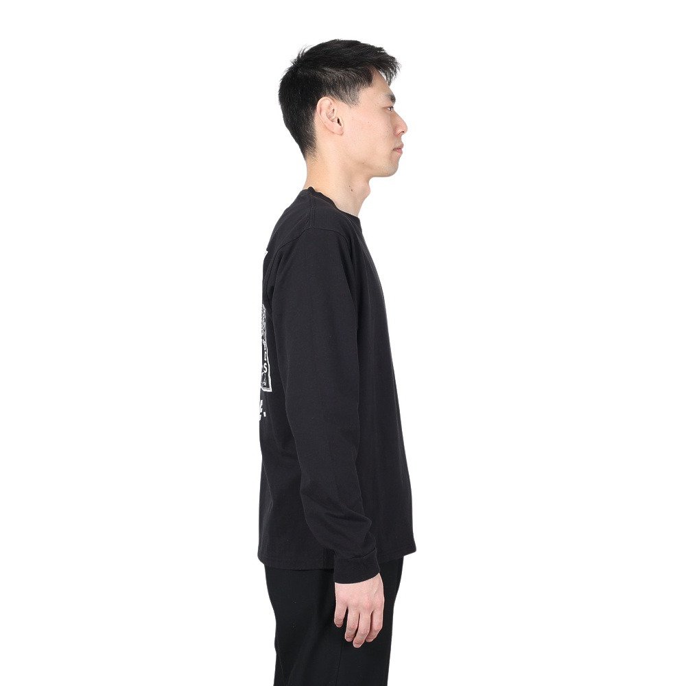 クリフメイヤー（KRIFF MAYER）（メンズ、レディース）チルタイムロンT バンダナ 長袖Tシャツ 2337809-19:BLACK