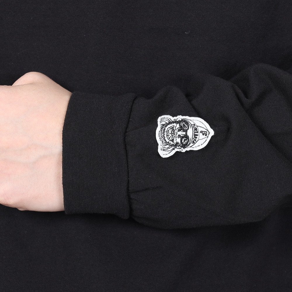 クリフメイヤー（KRIFF MAYER）（メンズ、レディース）チルタイムロンT バンダナ 長袖Tシャツ 2337809-19:BLACK