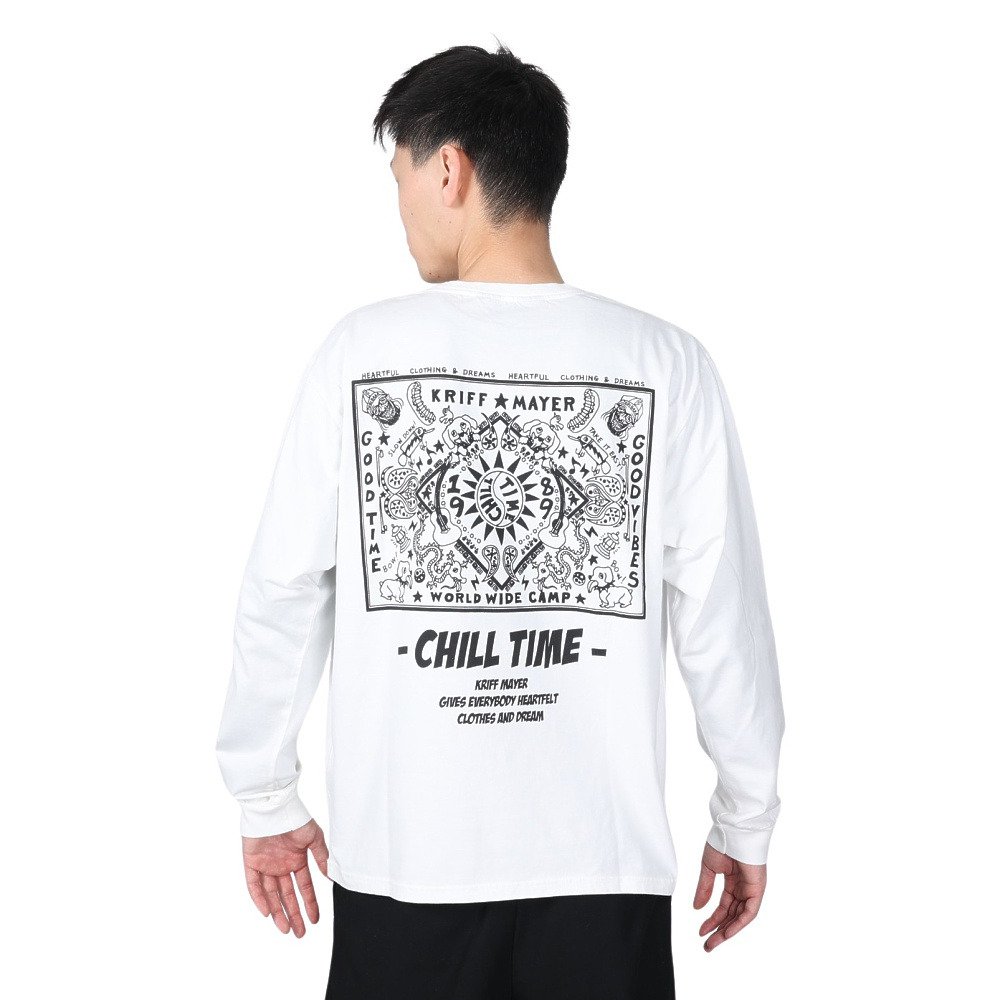 クリフメイヤー（KRIFF MAYER）（メンズ、レディース）チルタイムロンT バンダナ 長袖Tシャツ 2337809-5:OFF