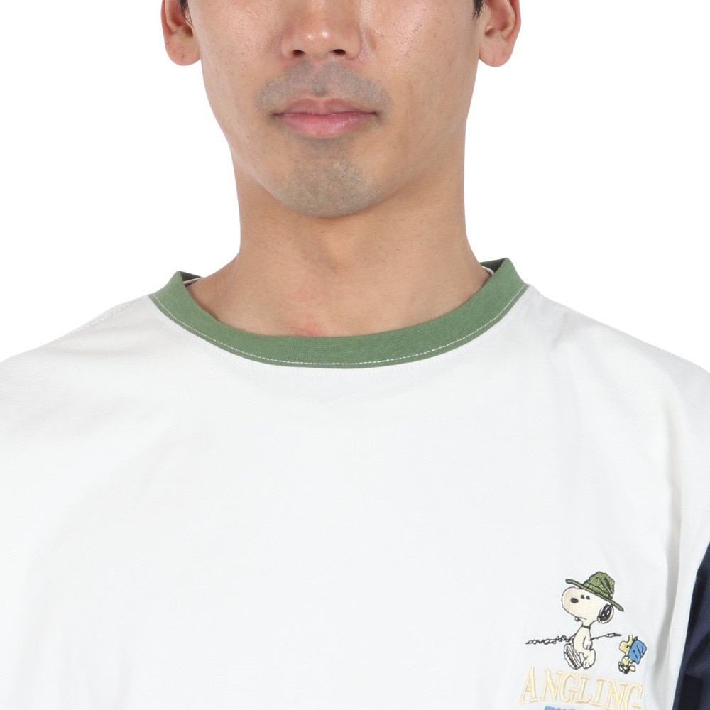 クリフメイヤー（KRIFF MAYER）（メンズ、レディース）長袖Tシャツ スヌーピー バックプリント ロンＴ 2337823-90:MULTI-COL マルチカラー ユニセックス仕様