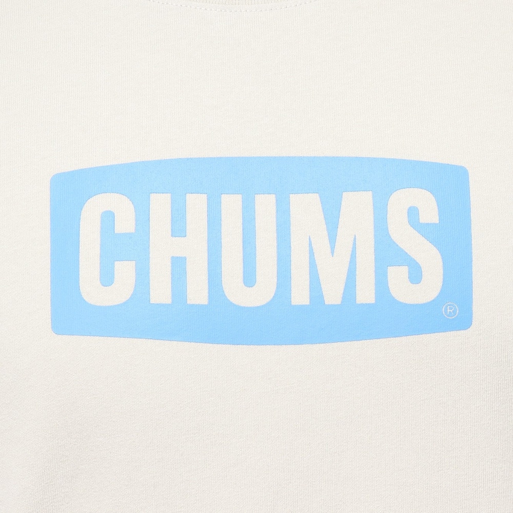 チャムス（CHUMS）（メンズ）高耐久 長袖Tシャツ ロンT ロゴロングスリーブTシャツ CH01-2273-G075 ベージュ 綿100 厚手