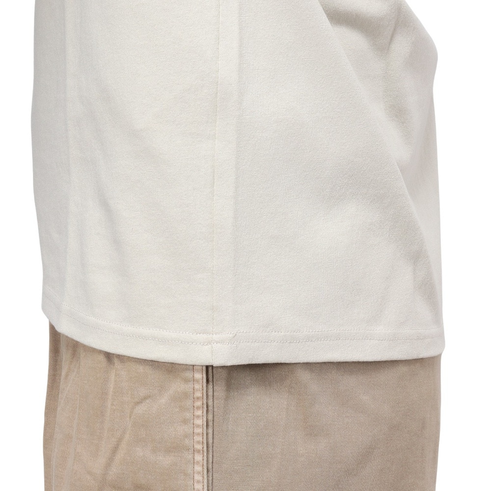チャムス（CHUMS）（メンズ）高耐久 長袖Tシャツ ロンT HWYCロングスリーブTシャツ CH01-2276-G076 ベージュ 綿100 袖ロゴ