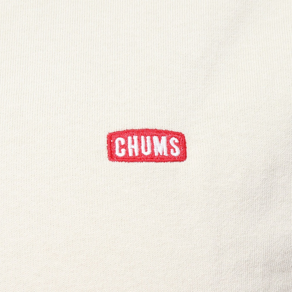 チャムス（CHUMS）（メンズ）高耐久 長袖Tシャツ ロンT HWYCロングスリーブTシャツ CH01-2276-G076 ベージュ 綿100 袖ロゴ