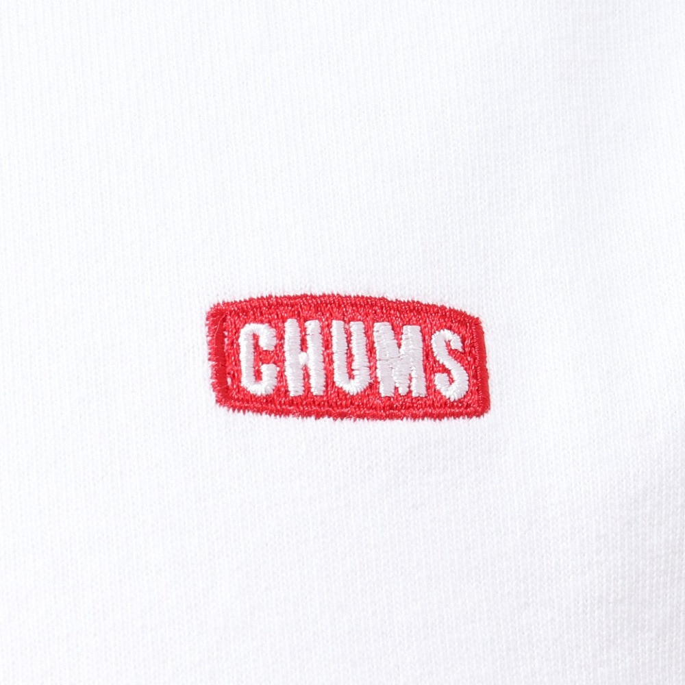 チャムス（CHUMS）（メンズ）高耐久 長袖Tシャツ ロンT HWYCロングスリーブTシャツ CH01-2276-W014 ホワイト 綿100 袖ロゴ