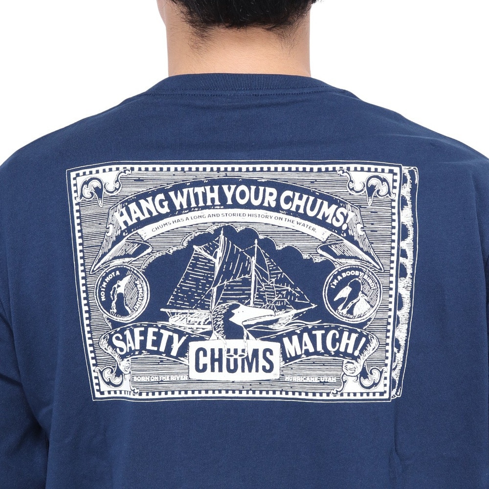 チャムス（CHUMS）（メンズ）アンチバグセーフティマッチロングスリーブTシャツ CH01-2381-N001