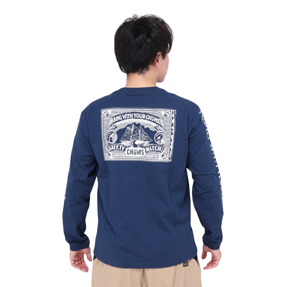 チャムス（CHUMS）（メンズ）アンチバグセーフティマッチロングスリーブTシャツ CH01-2381-N001