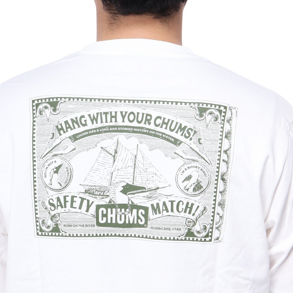 チャムス（CHUMS）（メンズ）アンチバグセーフティマッチロングスリーブTシャツ CH01-2381-W001