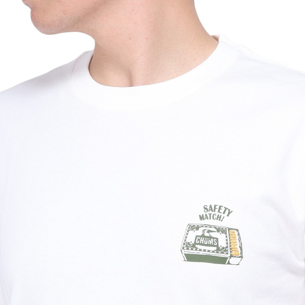 チャムス（CHUMS）（メンズ）アンチバグセーフティマッチロングスリーブTシャツ CH01-2381-W001