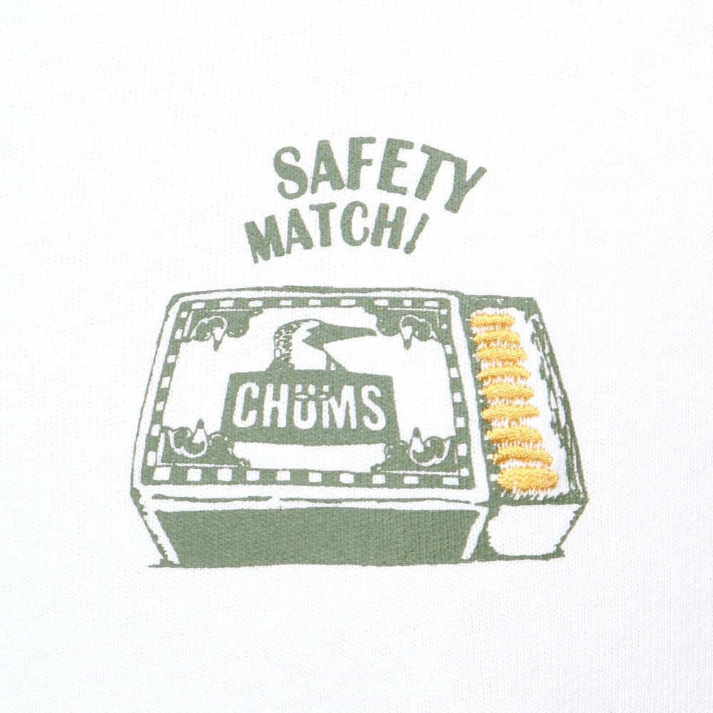 チャムス（CHUMS）（メンズ）アンチバグセーフティマッチロングスリーブTシャツ CH01-2381-W001