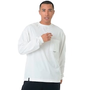 (メンズ)長袖Tシャツ ラッシュガード MT1996 ロングTシャツ AMT45018 WT ホワイト 吸汗速乾 透けにくい