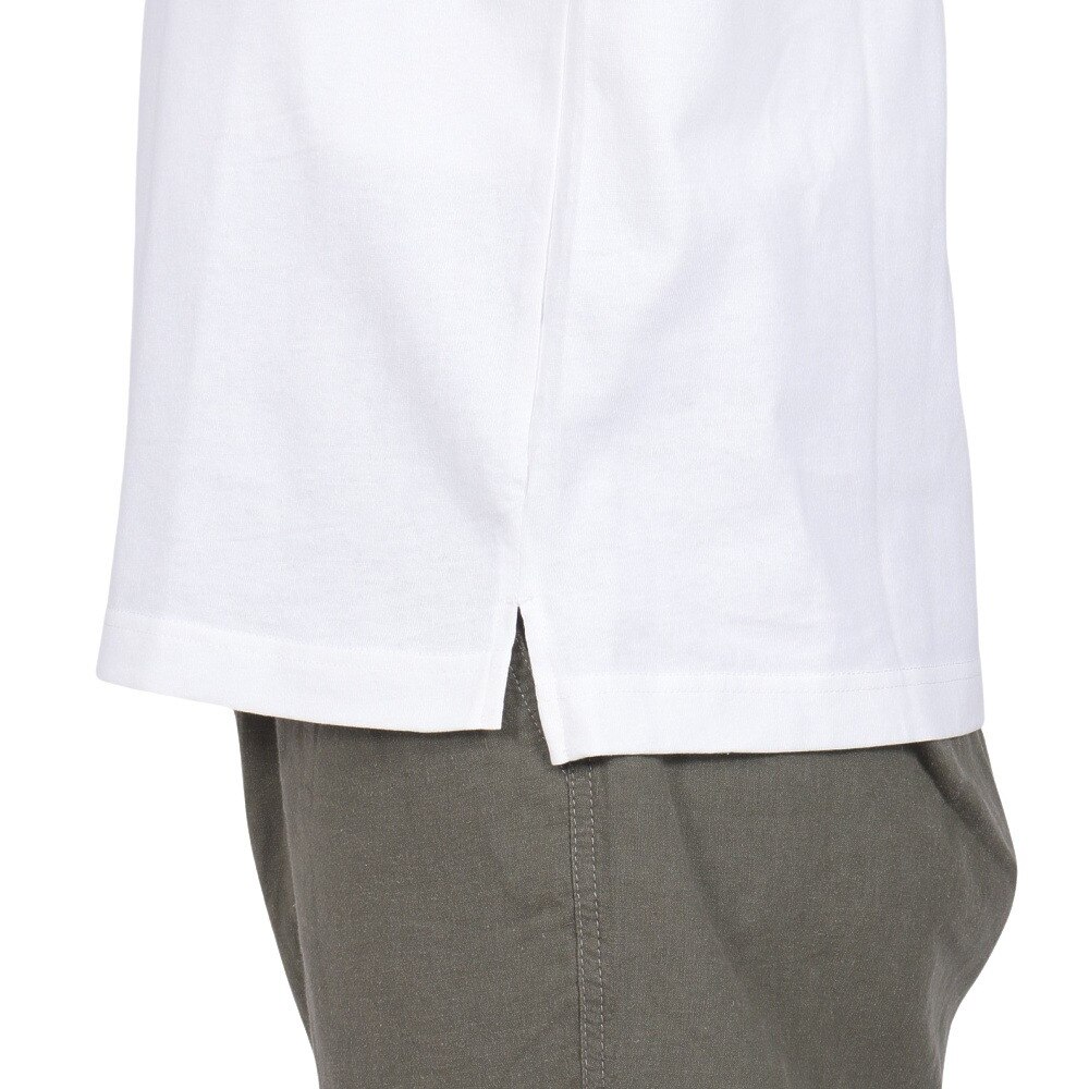 ジャックウルフスキン（JackWolfskin）（メンズ）長袖Tシャツ ロンT ポケット ロングスリーブTシャツ 5022585-5055 ホワイト 耐久性 綿100