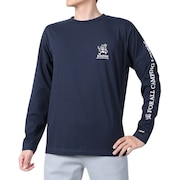 (メンズ)速乾 ドライ 長袖Tシャツ ロンT キャンピングラヴァーズTシャツ 50BNF4SCD2310 袖プリント