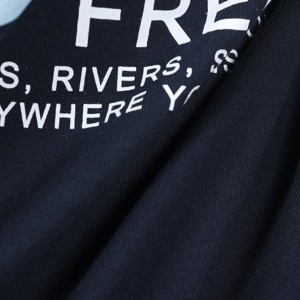 ボンファイア（Bonfire）（メンズ）速乾 ドライ バックプリント 長袖Tシャツ RAINBOW TROUT ニジマス 50BNF4SCD2311 NVY ネイビー