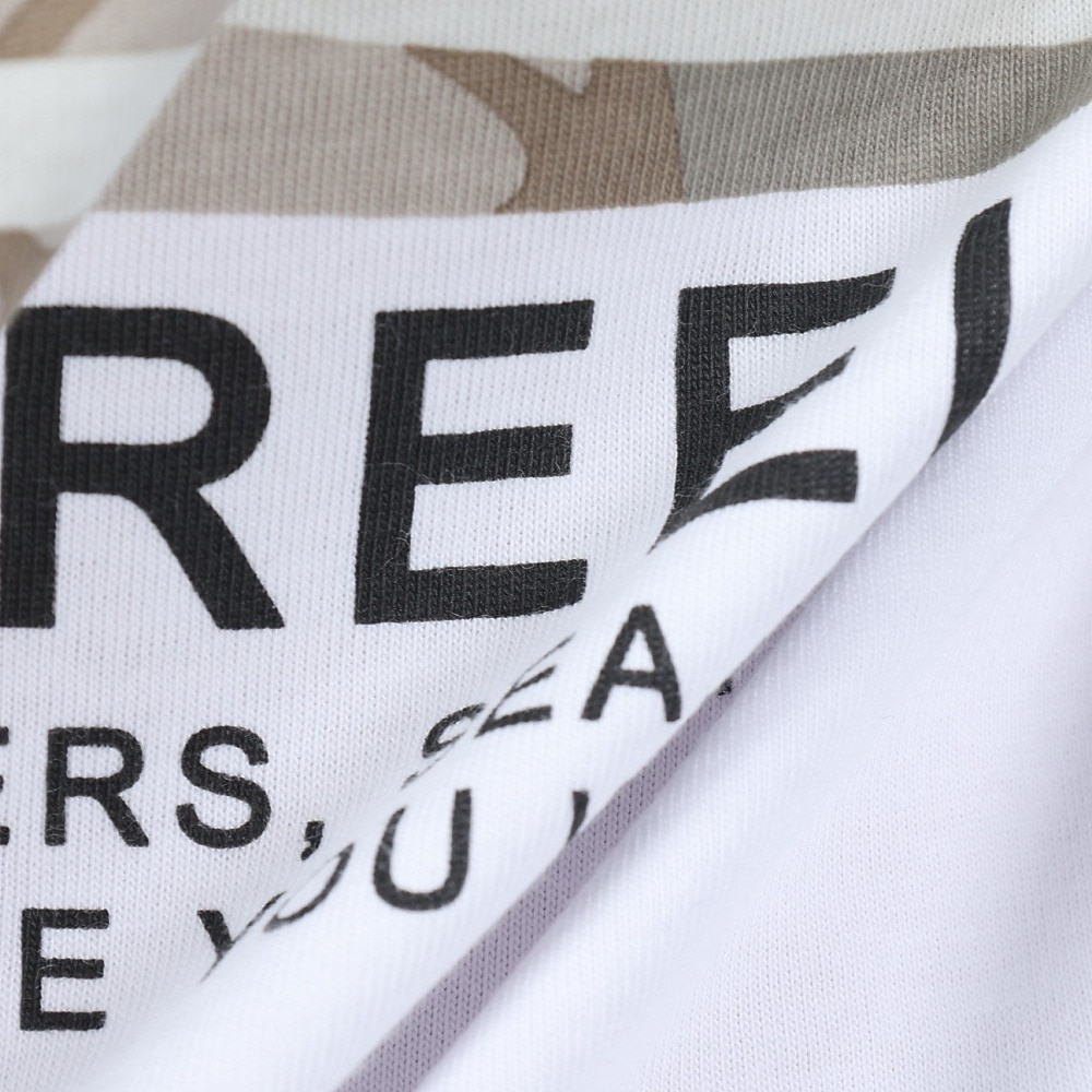 ボンファイア（Bonfire）（メンズ）速乾 ドライ バックプリント 長袖Tシャツ RAINBOW TROUT ニジマス 50BNF4SCD2311 WHT ホワイト