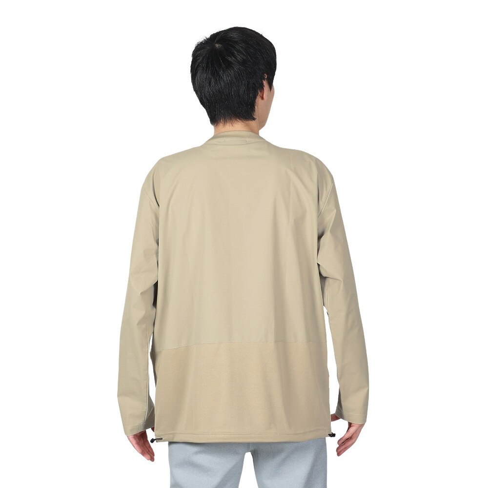 ボンファイア（Bonfire）（メンズ）速乾 撥水 ストレッチ BACKMESH.P 長袖Tシャツ 50BNF4SCD2313 SBEG サンドベージュ ポケッタブル