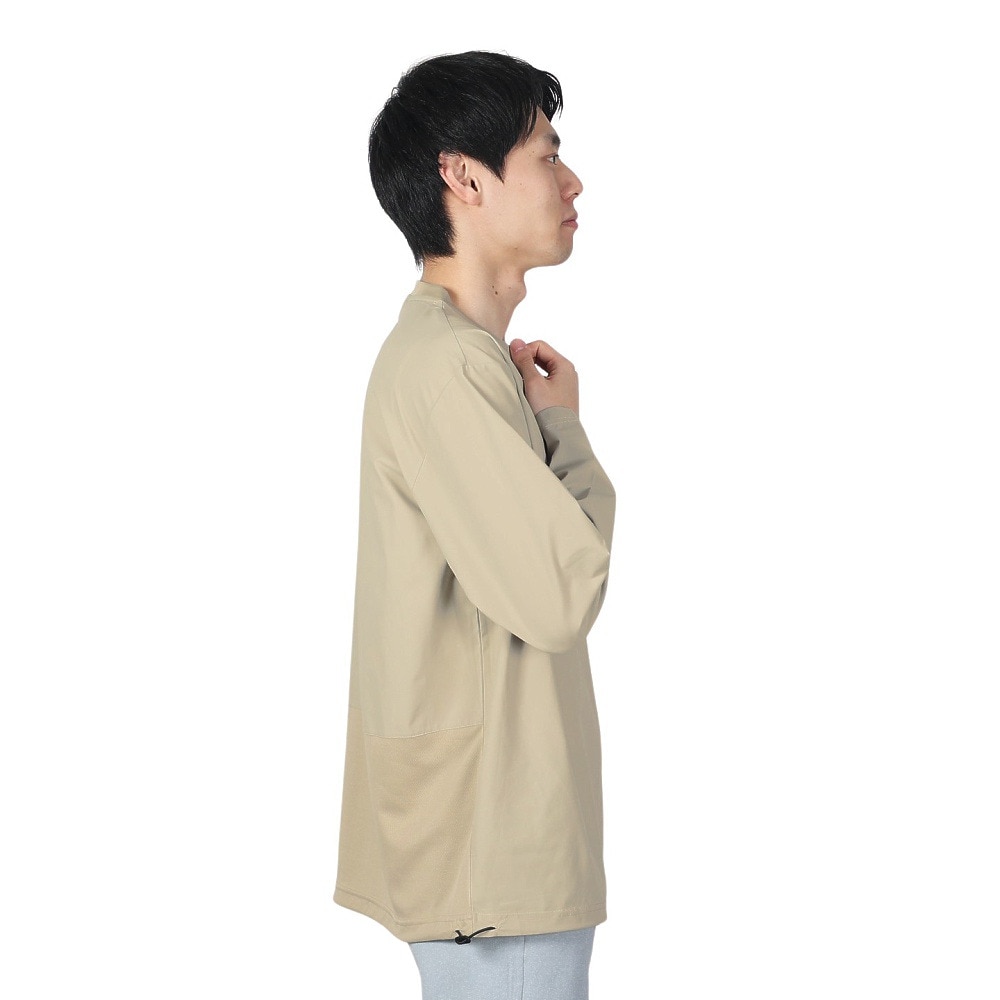 ボンファイア（Bonfire）（メンズ）速乾 撥水 ストレッチ BACKMESH.P 長袖Tシャツ 50BNF4SCD2313 SBEG サンドベージュ ポケッタブル
