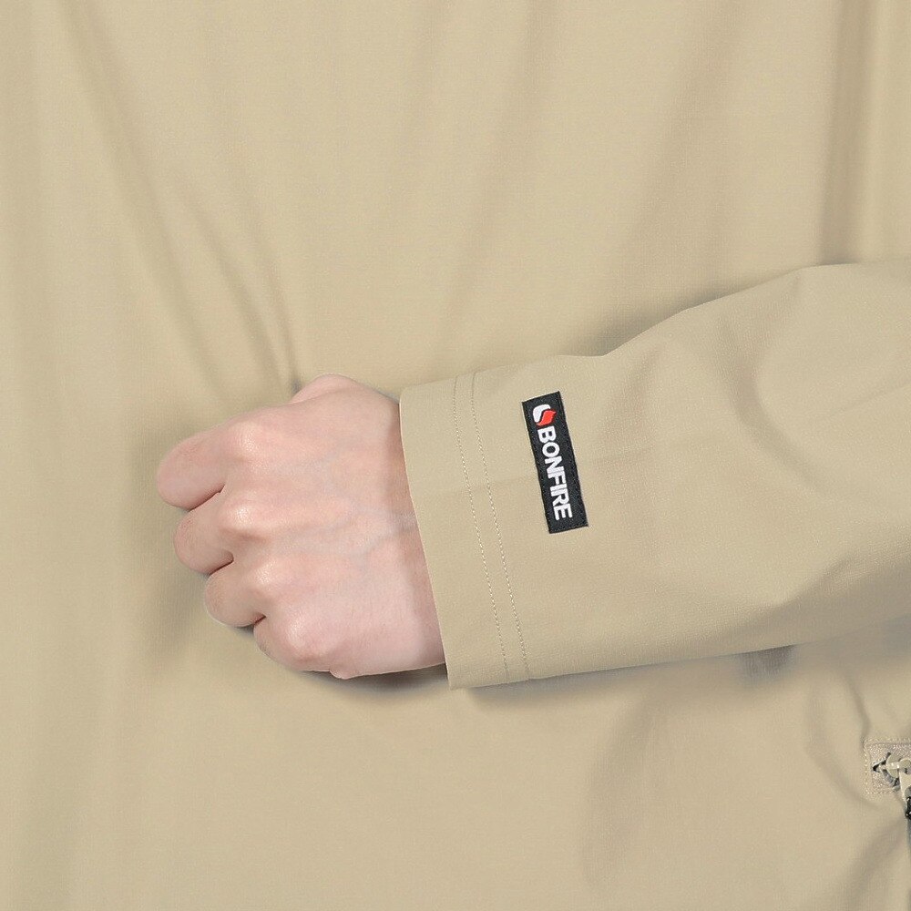ボンファイア（Bonfire）（メンズ）速乾 撥水 ストレッチ BACKMESH.P 長袖Tシャツ 50BNF4SCD2313 SBEG サンドベージュ ポケッタブル