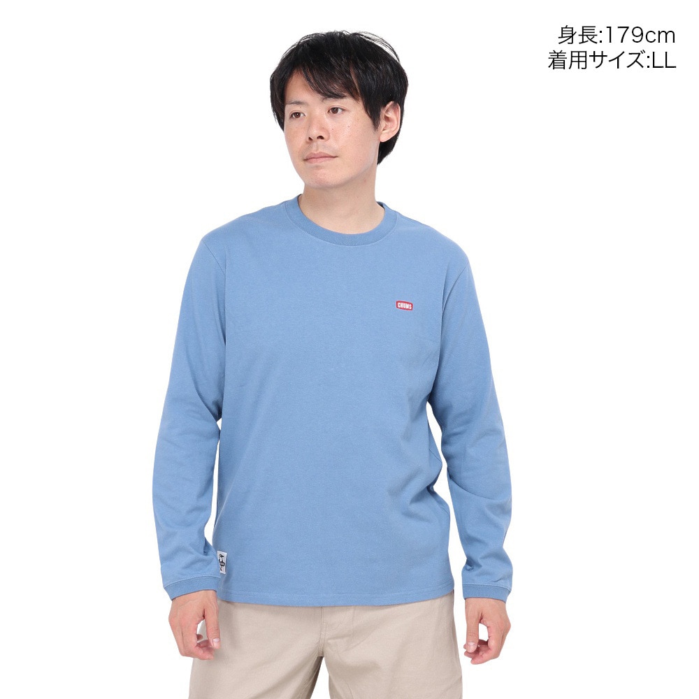 チャムス（CHUMS）（メンズ）ブービーロゴ ブラッシュド ロングスリーブTシャツ CH01-2304-A002