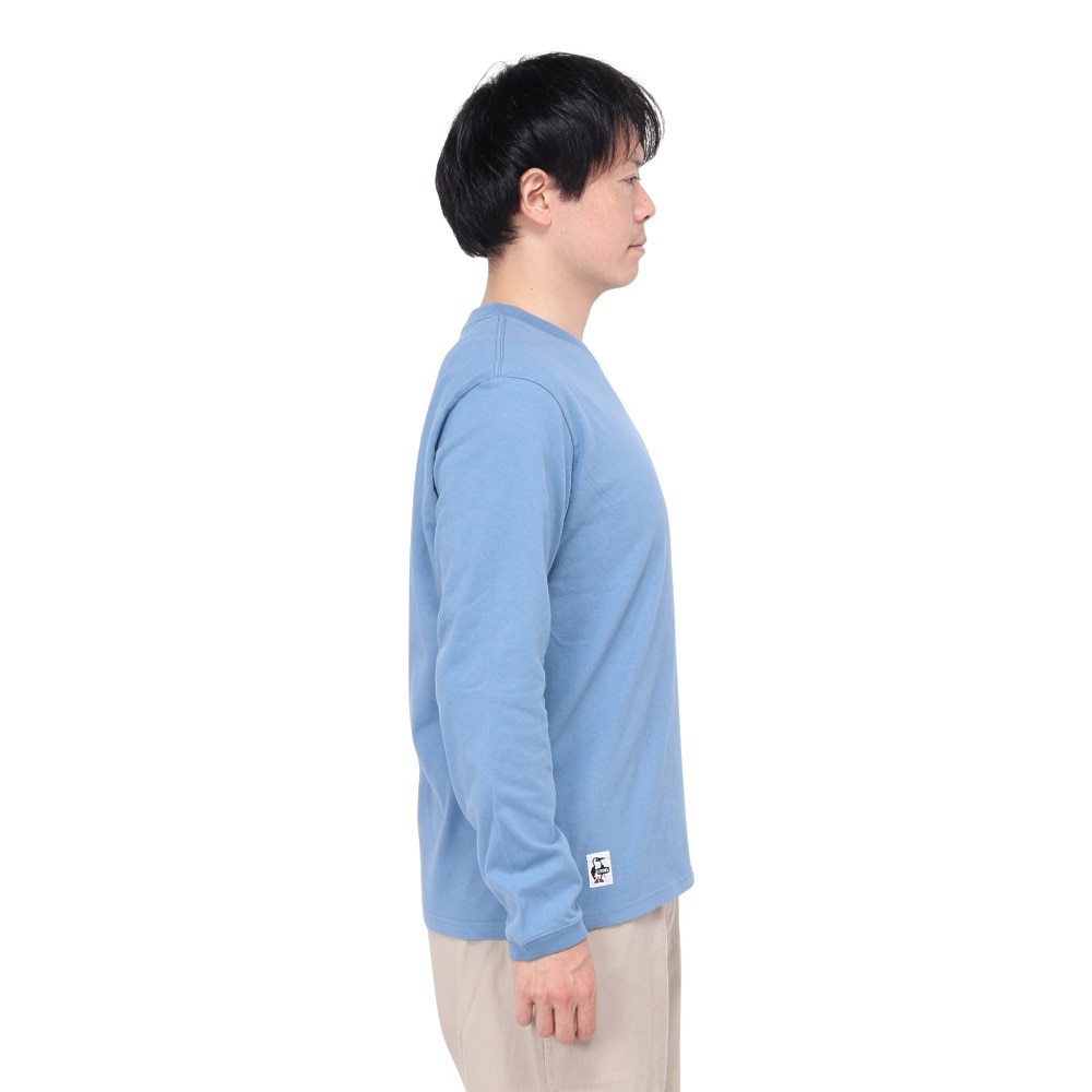チャムス（CHUMS）（メンズ）ブービーロゴ ブラッシュド ロングスリーブTシャツ CH01-2304-A002