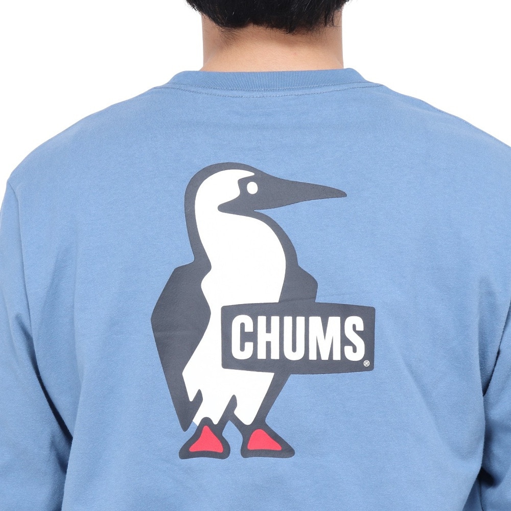 チャムス（CHUMS）（メンズ）ブービーロゴ ブラッシュド ロングスリーブTシャツ CH01-2304-A002