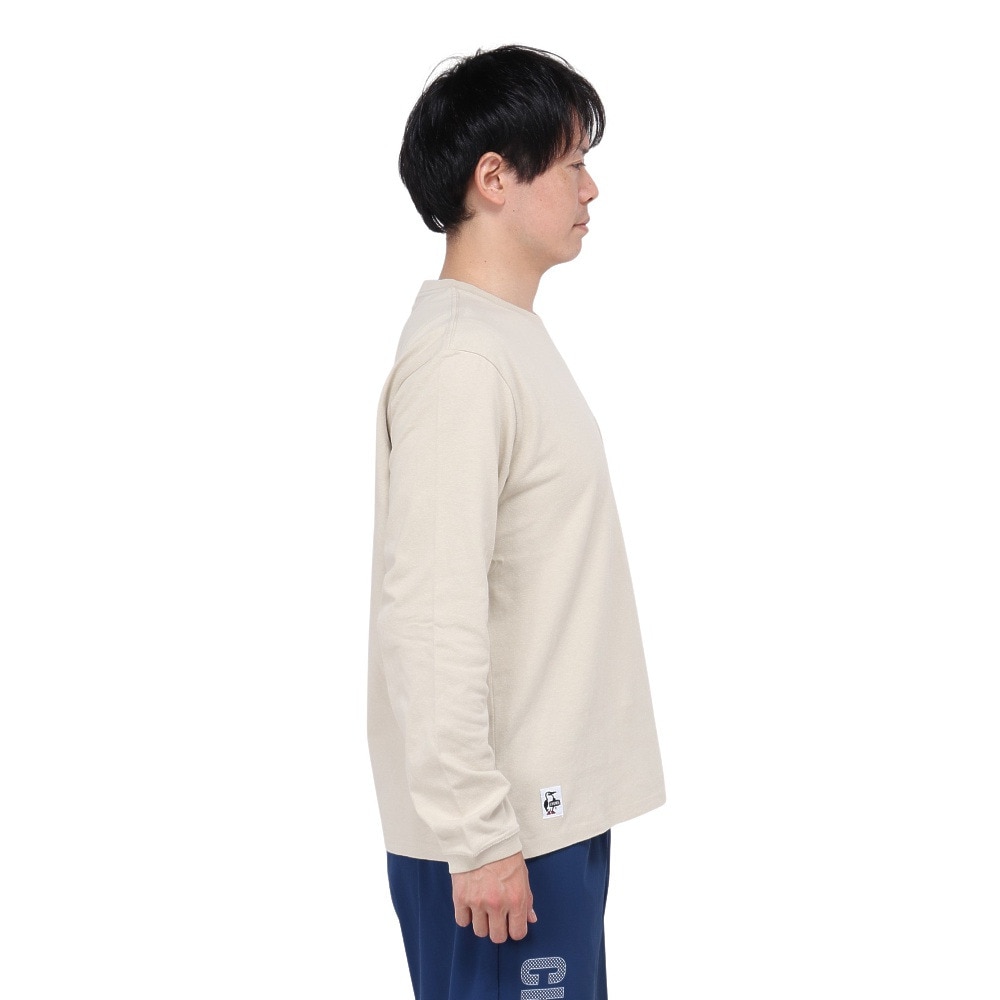 チャムス（CHUMS）（メンズ）インスタントカメラポケット ブラッシュド ロングスリーブTシャツ CH01-2451-G057
