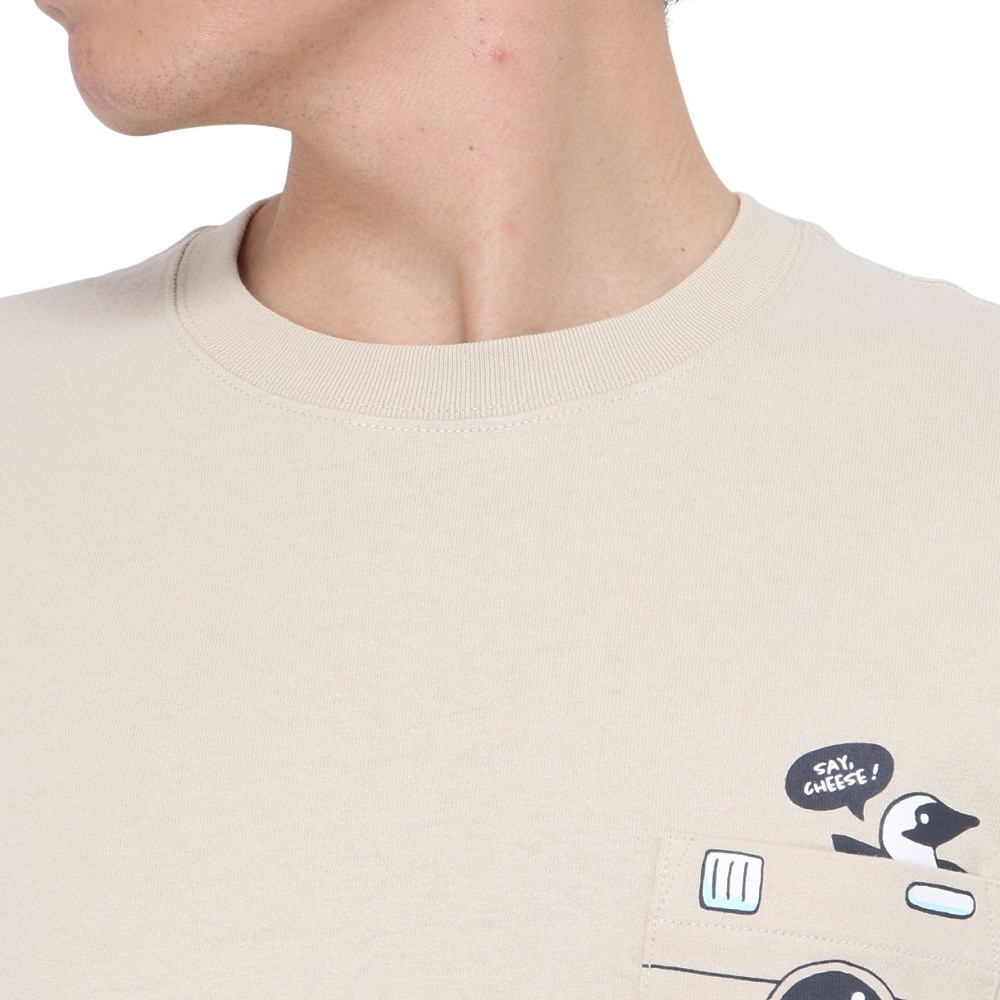 チャムス（CHUMS）（メンズ）インスタントカメラポケット ブラッシュド ロングスリーブTシャツ CH01-2451-G057
