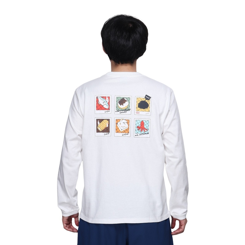 チャムス（CHUMS）（メンズ）インスタントカメラポケット ブラッシュド 長袖Tシャツ CH01-2451-W001
