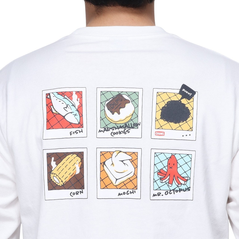 チャムス（CHUMS）（メンズ）インスタントカメラポケット ブラッシュド 長袖Tシャツ CH01-2451-W001