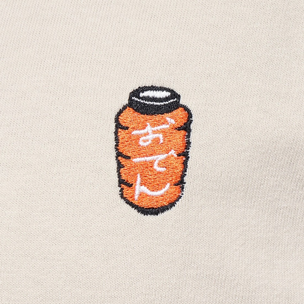 チャムス（CHUMS）（メンズ）長袖Tシャツ ロンT 屋台でオツカレ! ブラッシュド ロングスリーブTシャツ CH01-2452-G057 ベージュ