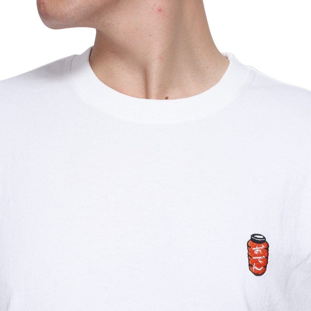 チャムス（CHUMS）（メンズ）長袖Tシャツ ロンT 屋台でオツカレ! ブラッシュド ロングスリーブ CH01-2452-W001 ホワイト