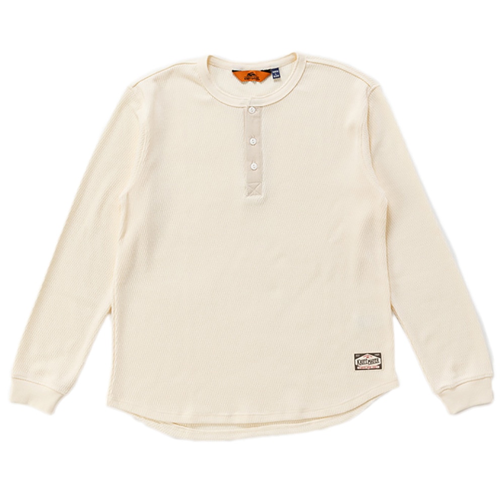 クリフメイヤー（KRIFF MAYER）（メンズ）サーマルヘンリーロンT 長袖Tシャツ 2417805:9:NATURAL