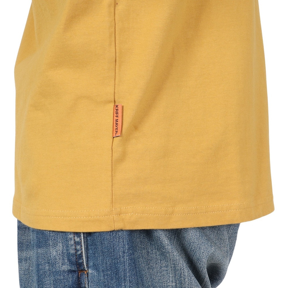 クリフメイヤー（KRIFF MAYER）（メンズ）ラビットバックプリントロンT 長袖Tシャツ 2417807:55:YELLOW