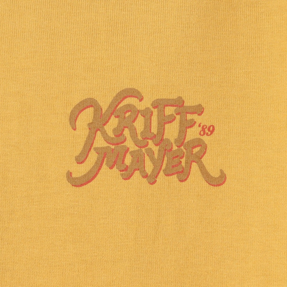 クリフメイヤー（KRIFF MAYER）（メンズ）ラビットバックプリントロンT 長袖Tシャツ 2417807:55:YELLOW