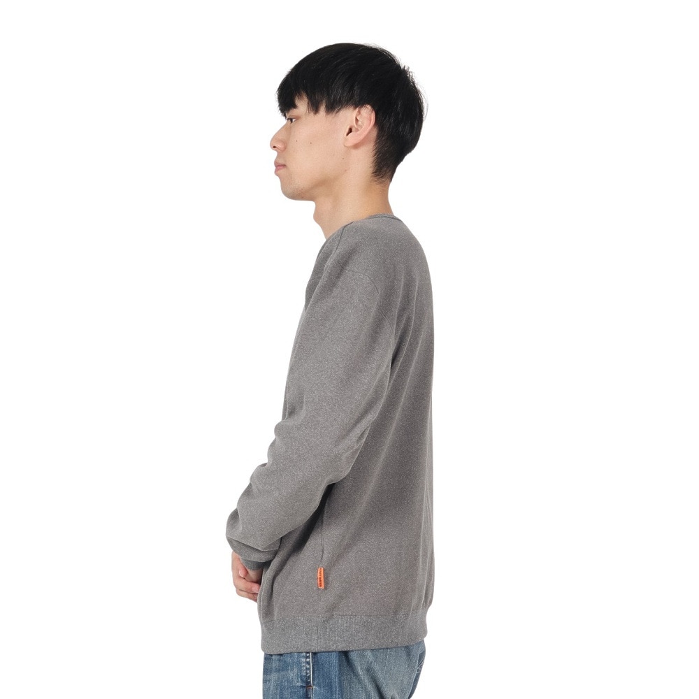クリフメイヤー（KRIFF MAYER）（メンズ）モチノビ ラビットロンT 長袖Tシャツ スタンド 2417814:15:GRAY