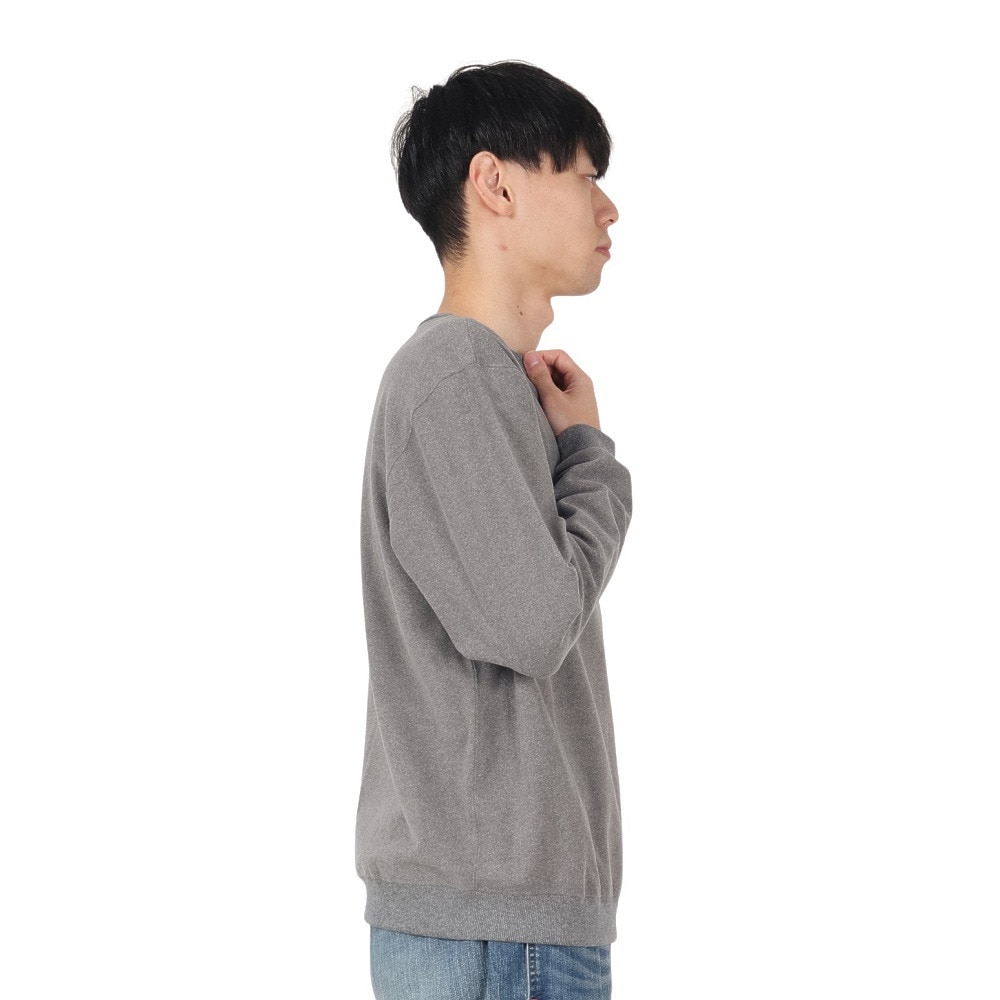 クリフメイヤー（KRIFF MAYER）（メンズ）モチノビ ラビットロンT 長袖Tシャツ スタンド 2417814:15:GRAY