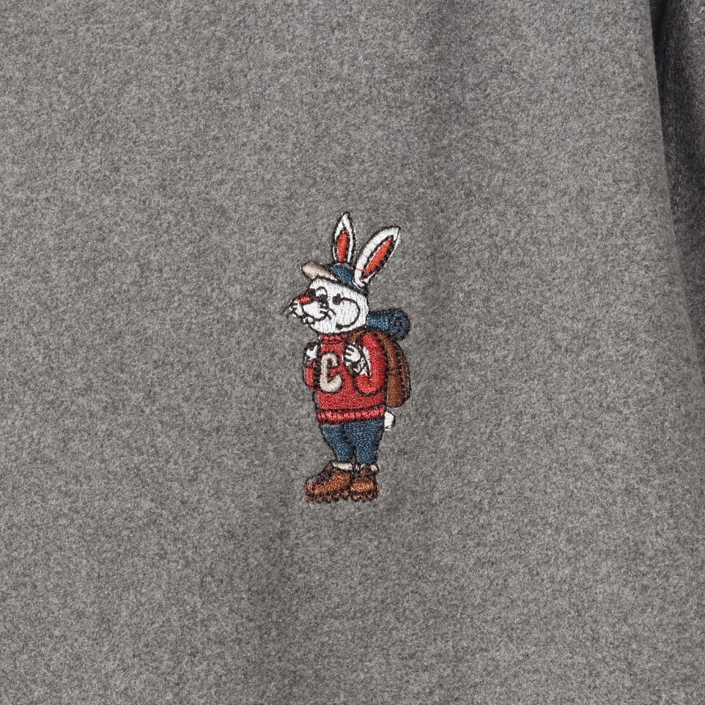 クリフメイヤー（KRIFF MAYER）（メンズ）モチノビ ラビットロンT 長袖Tシャツ スタンド 2417814:15:GRAY