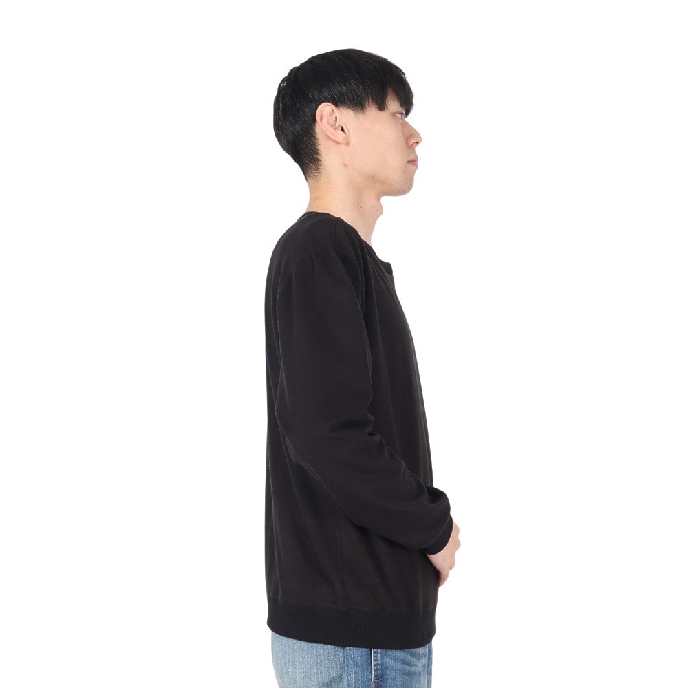 クリフメイヤー（KRIFF MAYER）（メンズ）モチノビ ラビットロンT 長袖Tシャツ スタンド 2417814:19:BLACK